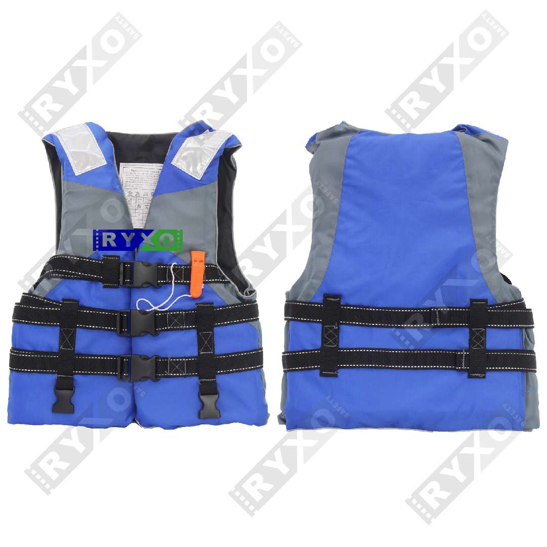 life jacket with adjustable belt and whistle supplier in uae
