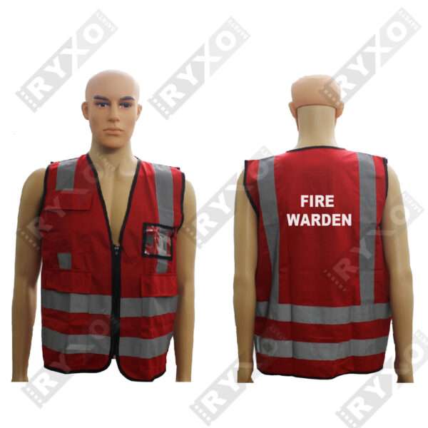 fire warden safety vest supplier in abudhabi , uae , ryxo safety