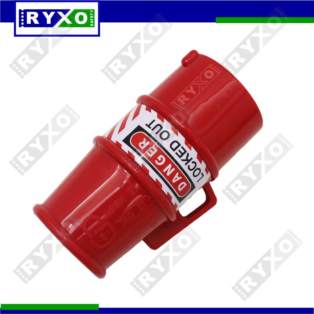 INDUSTRIAL WATERPROOF PLUG LOCKOUT-RED SUPPLIER IN ABUDHABI-UAE BY RYXO SAFETY