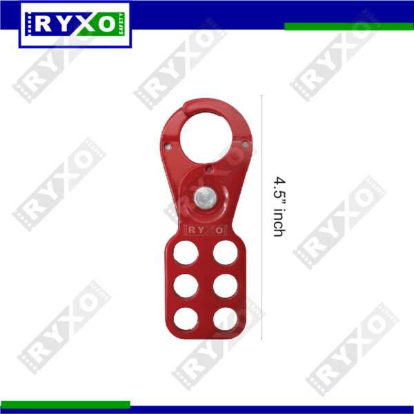 RED STEEL HASP 25MM SUPPLIER IN ABUDHABI , UAE , RYXO SAFETY #14849