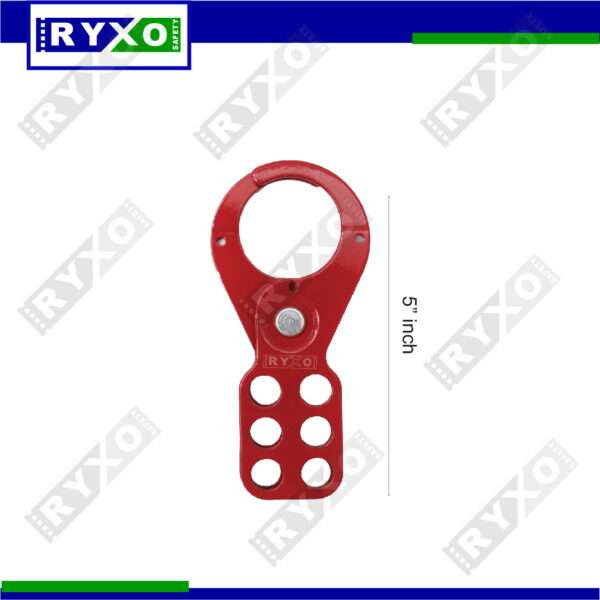 RED STEEL HASP 38MM SUPPLIER IN ABUDHABI , UAE , RYXO SAFETY #14850