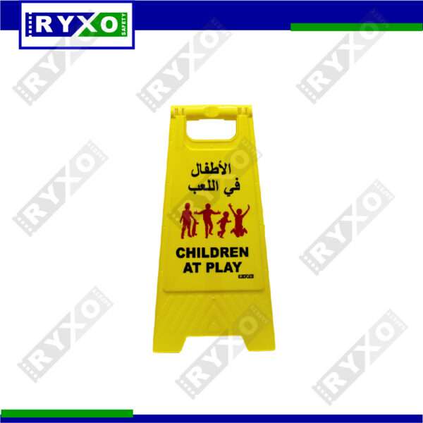 CHILDREN AT PLAY A BOARD SUPPLIER IN MUSSAFAH , ABUDHABI , UAE BY RYXO SAFETY-CLEARWAY