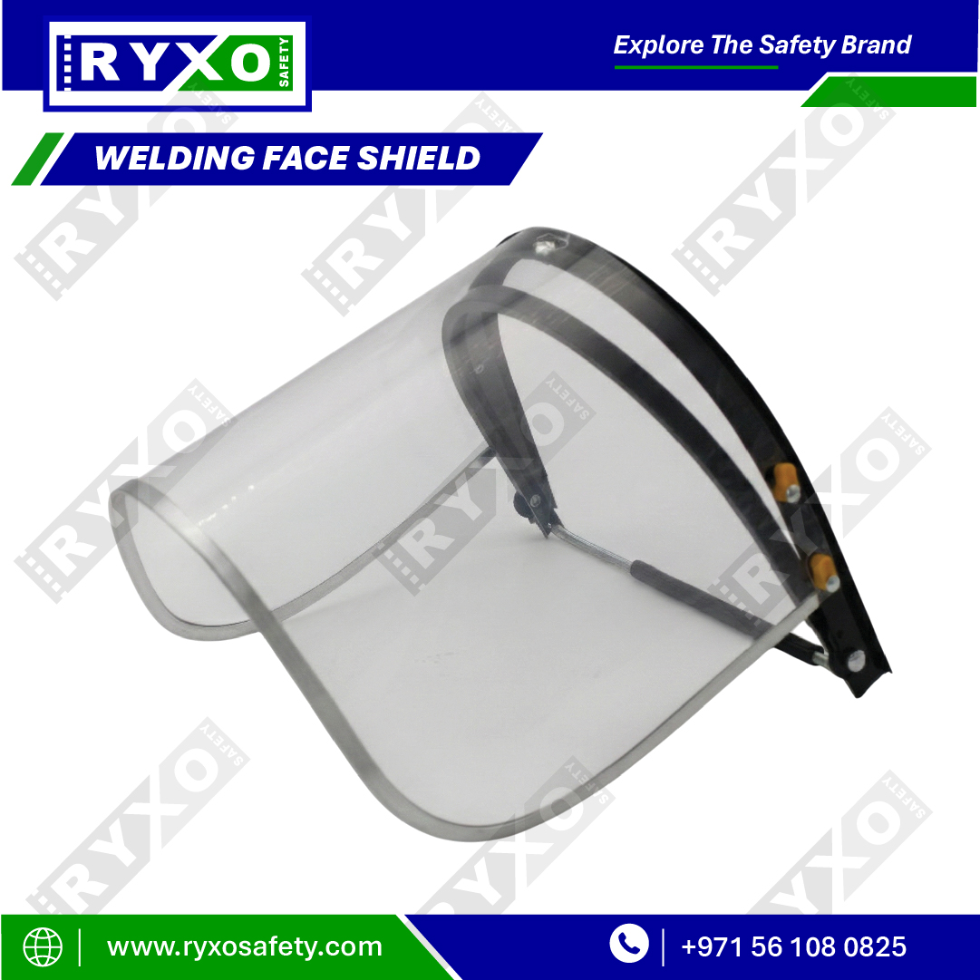 Clear Face Shield With Helmet Bracket RY-15510 RYXO Safety Abu Dhabi UAE