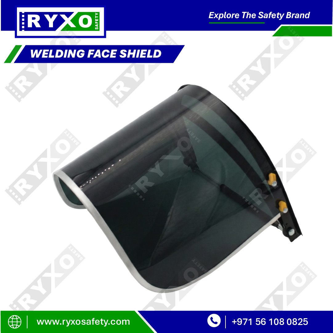 Dark Face Shield With Helmet Bracket RY-15511 RYXO Safety Abu Dhabi UAE